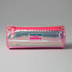 Smily Glossy Pencil Pouch Pink