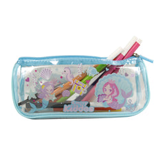 Smily Kiddos Mermaid Transparent Pencil Pouch