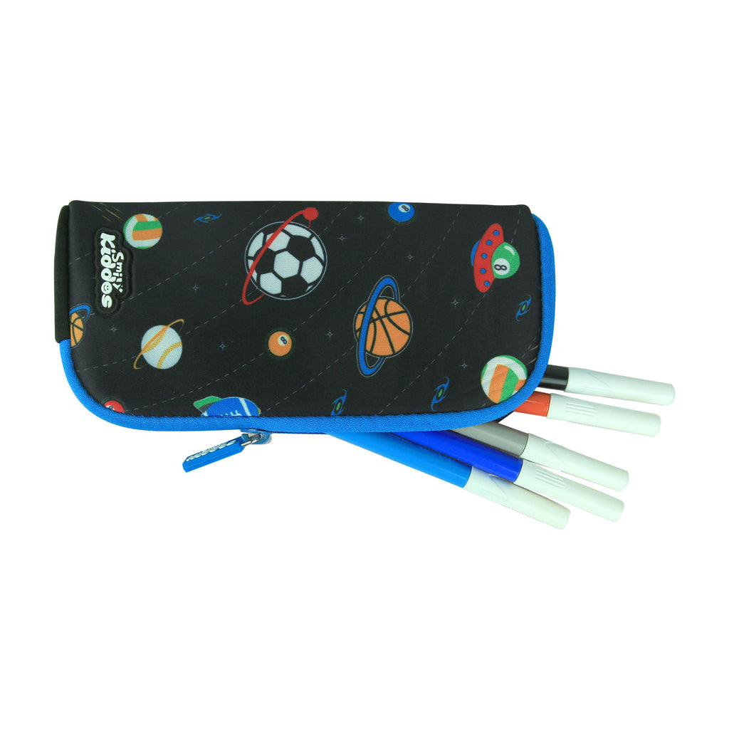 Smily Mini Pencil Pouch Black