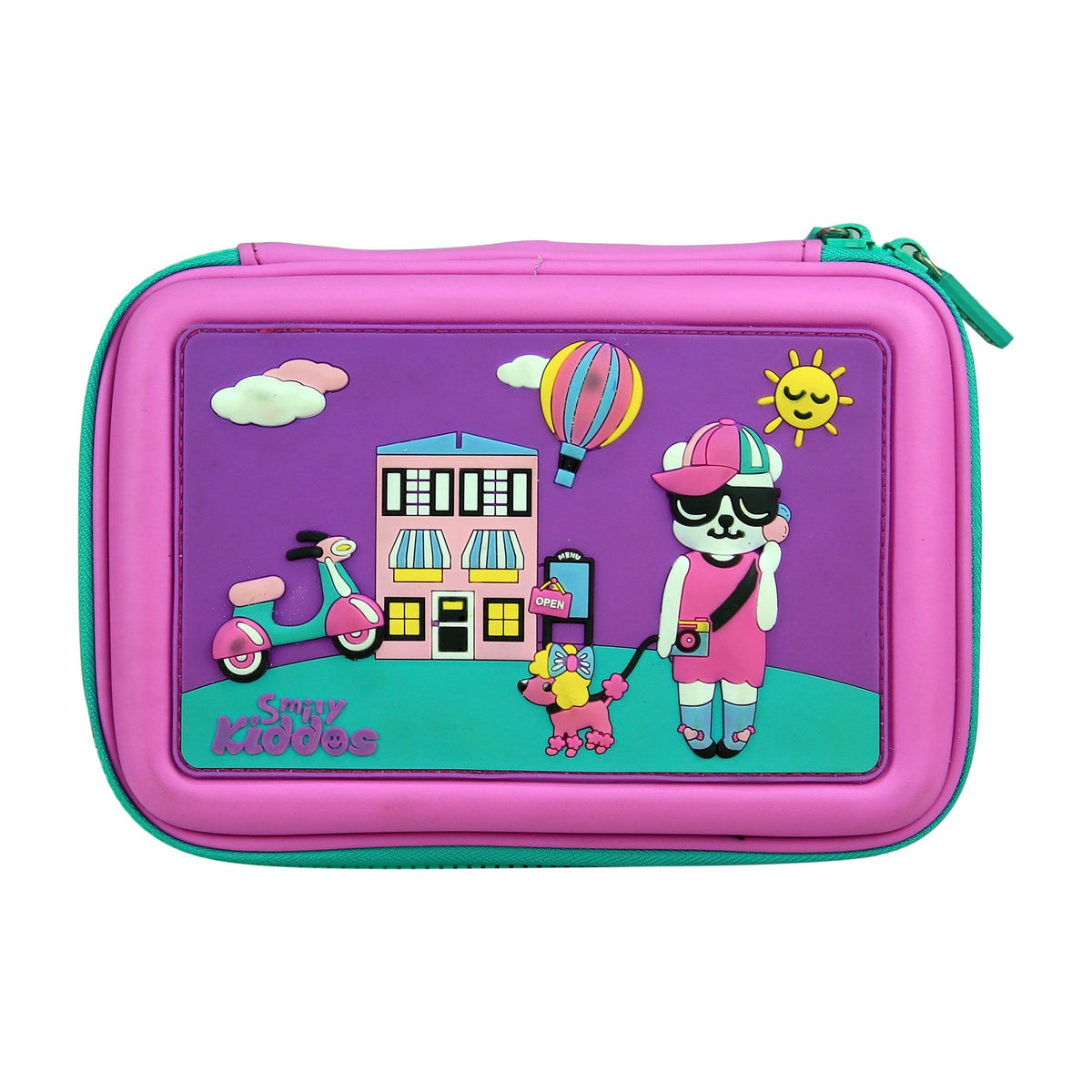 Smily Kiddos Scented Hardtop Pencil Box Purple