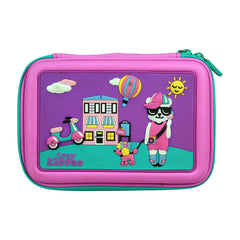 Smily Kiddos Scented Hardtop Pencil Box Purple