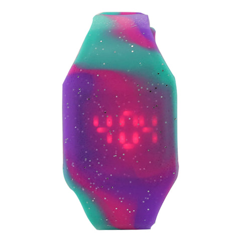 Image of Smily Kiddos Fancy Digital watch- Blue pink Purple