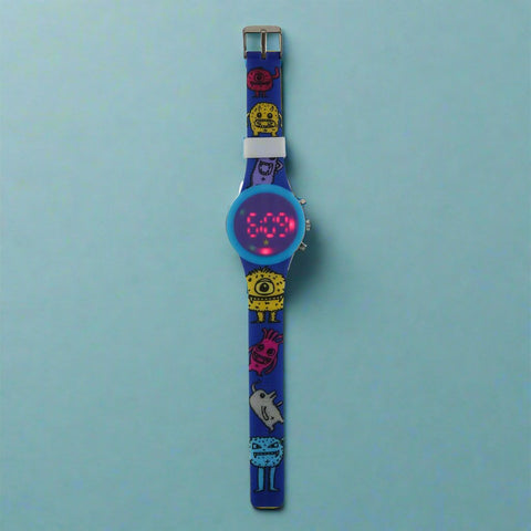 Image of Smily Kiddos Fancy Digital watch-Blue