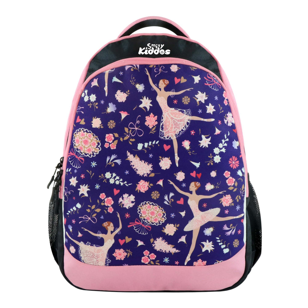 Smily Kiddos Junior Ballerina Violet School Backpack