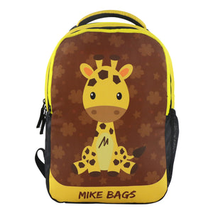 Mike pre school Backpack Giraffe theme-Yellow"
